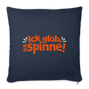 Ick glob, ick spinne! - Sofakissen mit Füllung (45 x 45 cm) - Navy