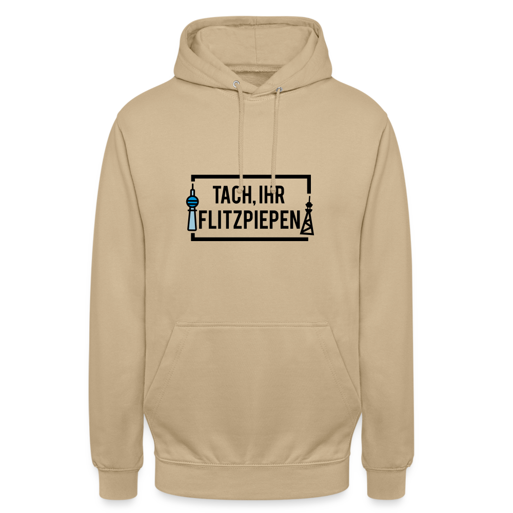 Tach ihr Flitzpiepen - Unisex Hoodie - Beige