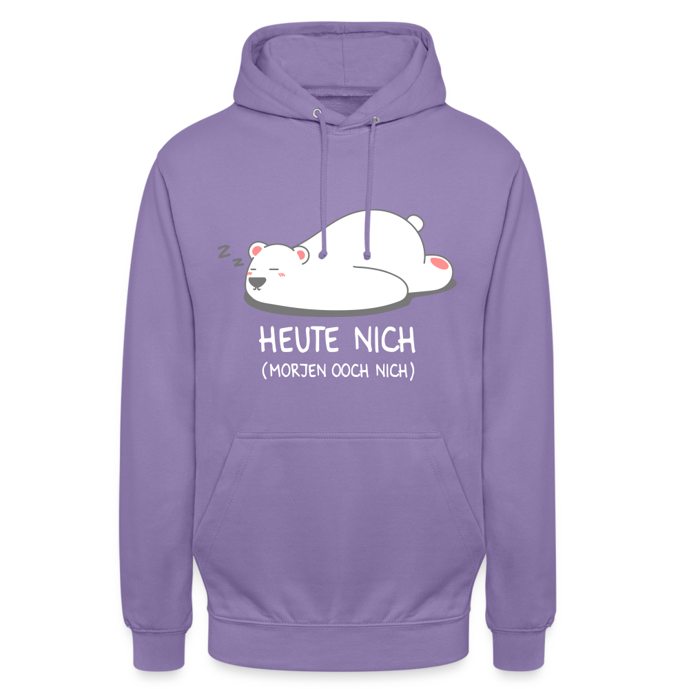 Heute nich! - Unisex Hoodie - Lavendel