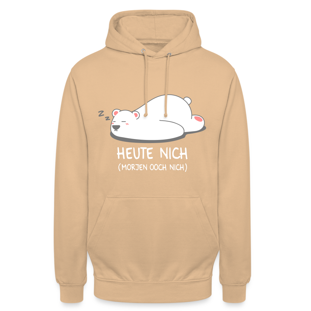 Heute nich! - Unisex Hoodie - Beige