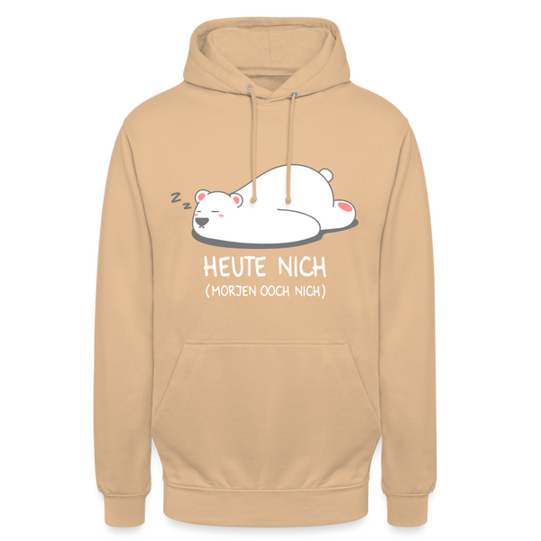 Heute nich! - Unisex Hoodie - Beige