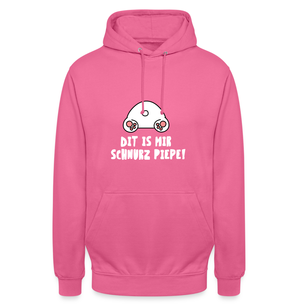 Dit is mir Schnurz Piepe - Unisex Hoodie - Pink