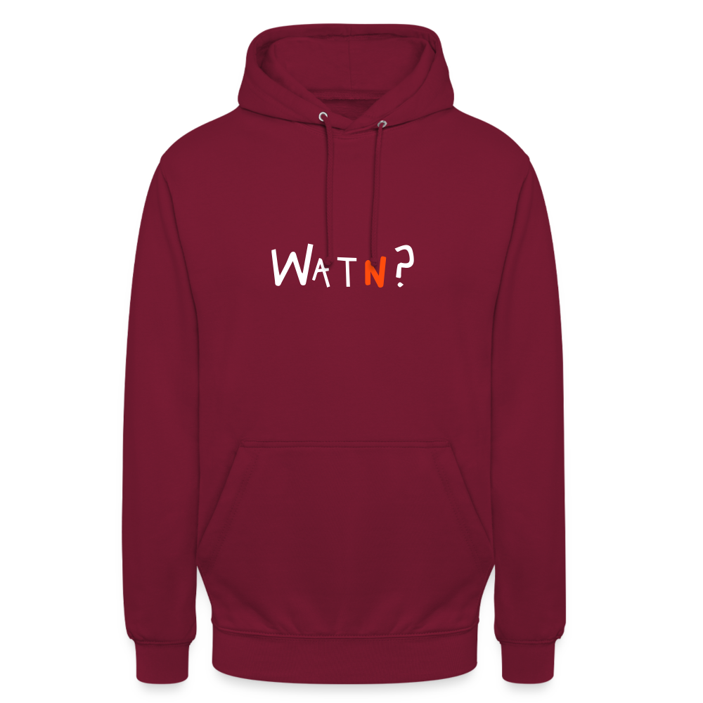 WATN? - Unisex Hoodie - Bordeaux