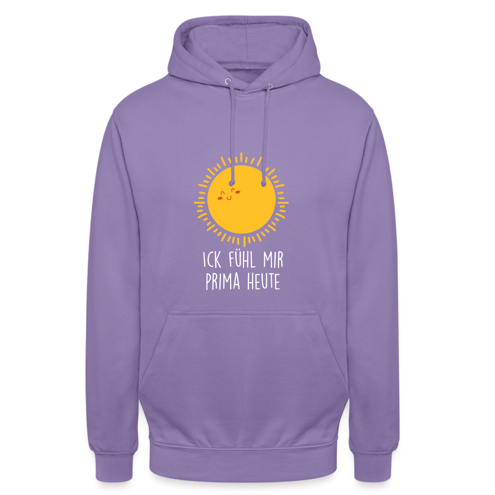 Ick fühl mir prima - Unisex Hoodie - Lavendel