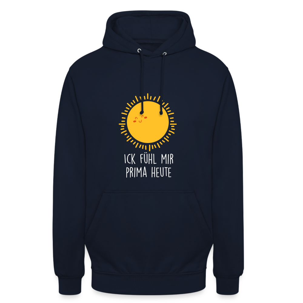 Ick fühl mir prima - Unisex Hoodie - Navy