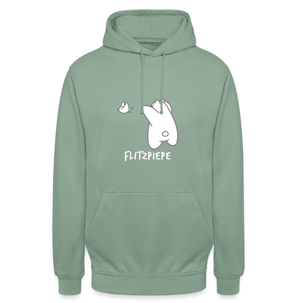Flitzpiepe - Unisex Hoodie - Graugrün