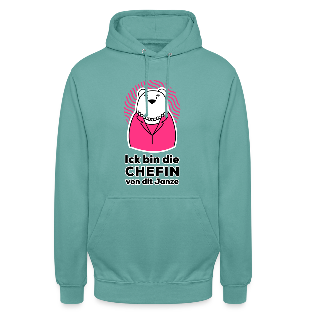 Chefin - Unisex Hoodie - Pastelltürkis