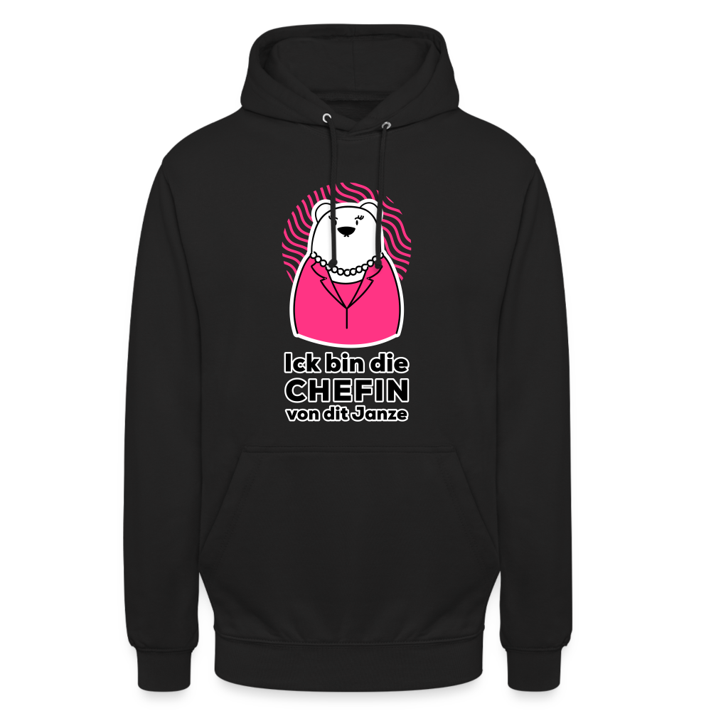 Chefin - Unisex Hoodie - Schwarz