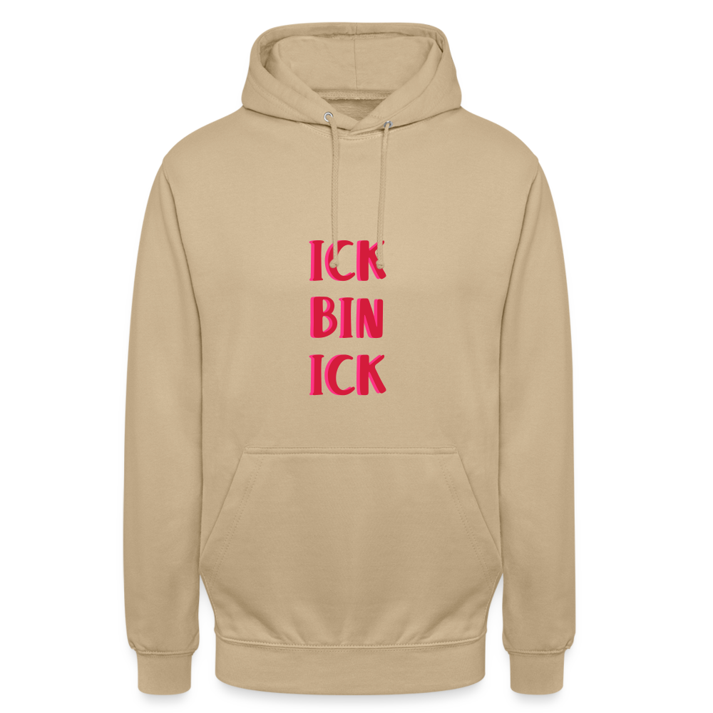 Ick bin Ick! - Unisex Hoodie - Beige
