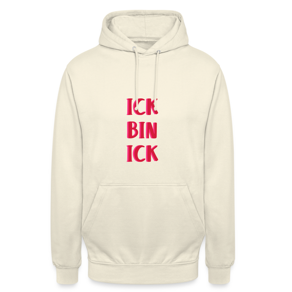 Ick bin Ick! - Unisex Hoodie - Vanille-Milchshake