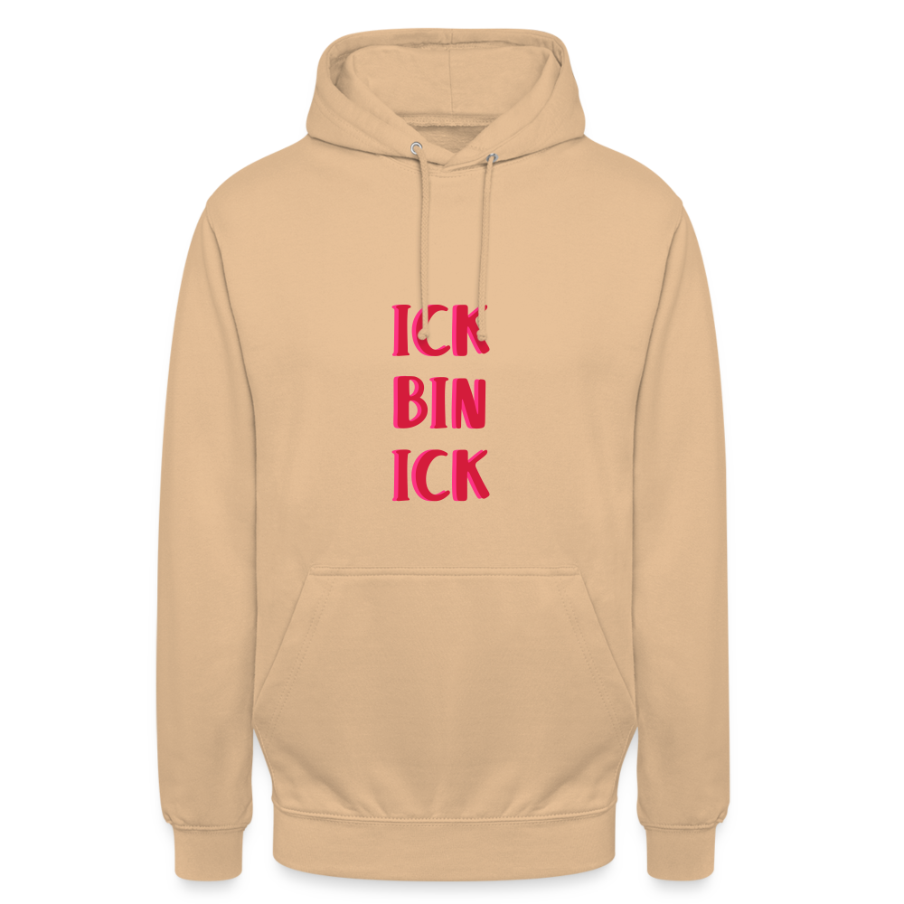 Ick bin Ick! - Unisex Hoodie - Beige