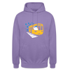 Bär in U-Bahn Kommt - Unisex Hoodie - Lavendel