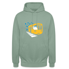 Bär in U-Bahn Kommt - Unisex Hoodie