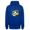 Bär in U-Bahn Kommt - Unisex Hoodie - Royalblau