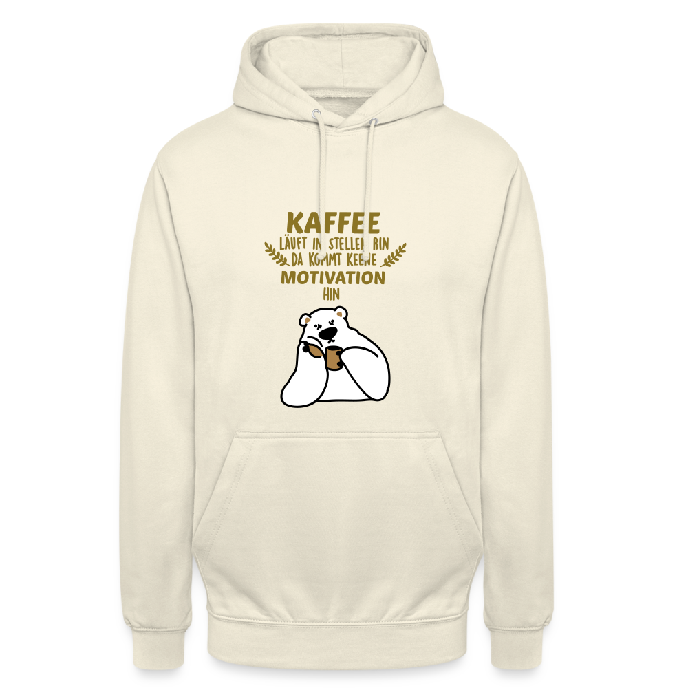 Kaffee motiviert - Unisex Hoodie - Vanille-Milchshake