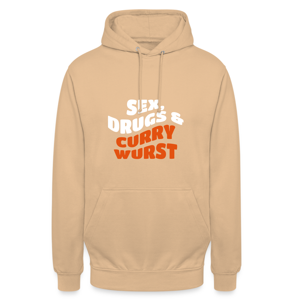 Sex, Drucks & Currywurst - Unisex Hoodie - Beige