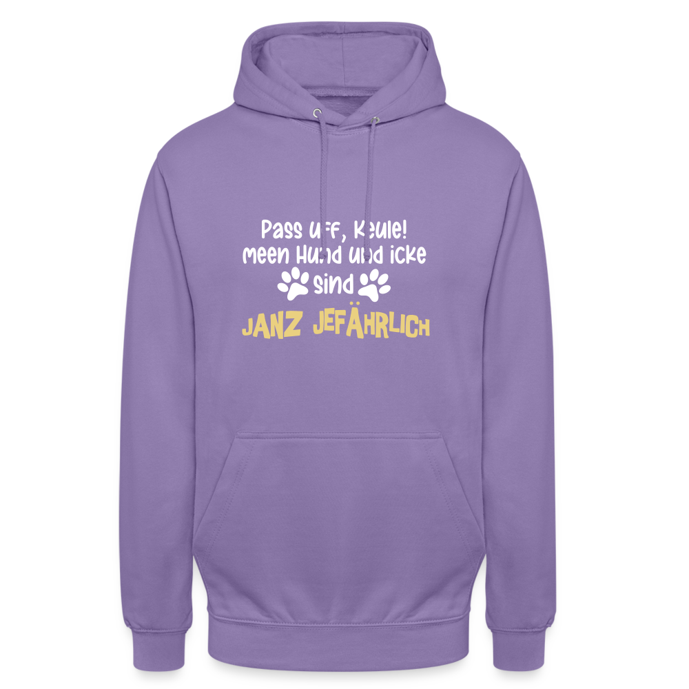 Janz Jefährlich - Unisex Hoodie - Lavendel
