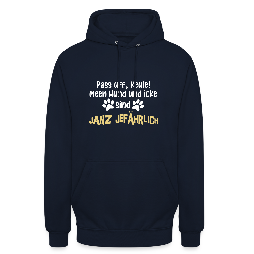 Janz Jefährlich - Unisex Hoodie - Navy