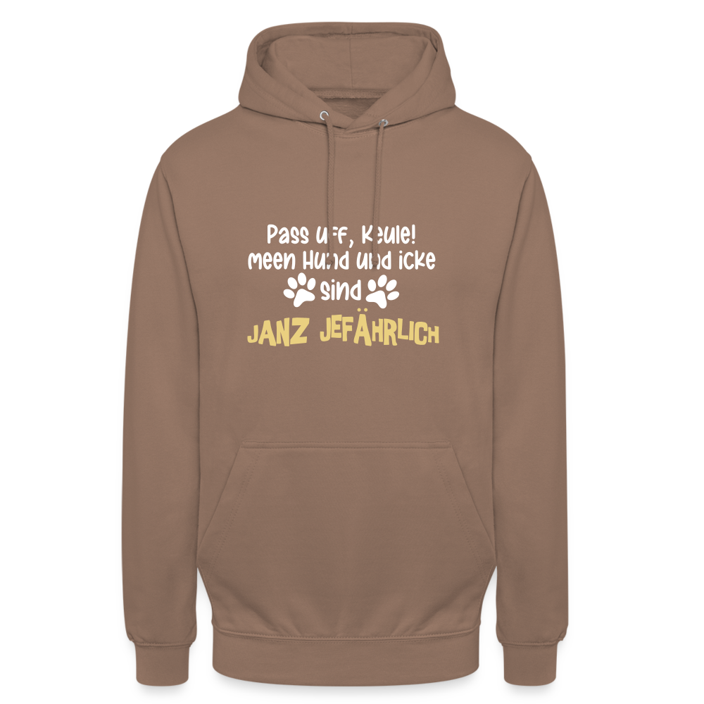Janz Jefährlich - Unisex Hoodie - Mokka