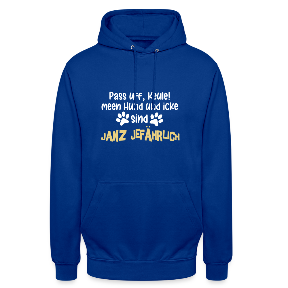 Janz Jefährlich - Unisex Hoodie - Royalblau