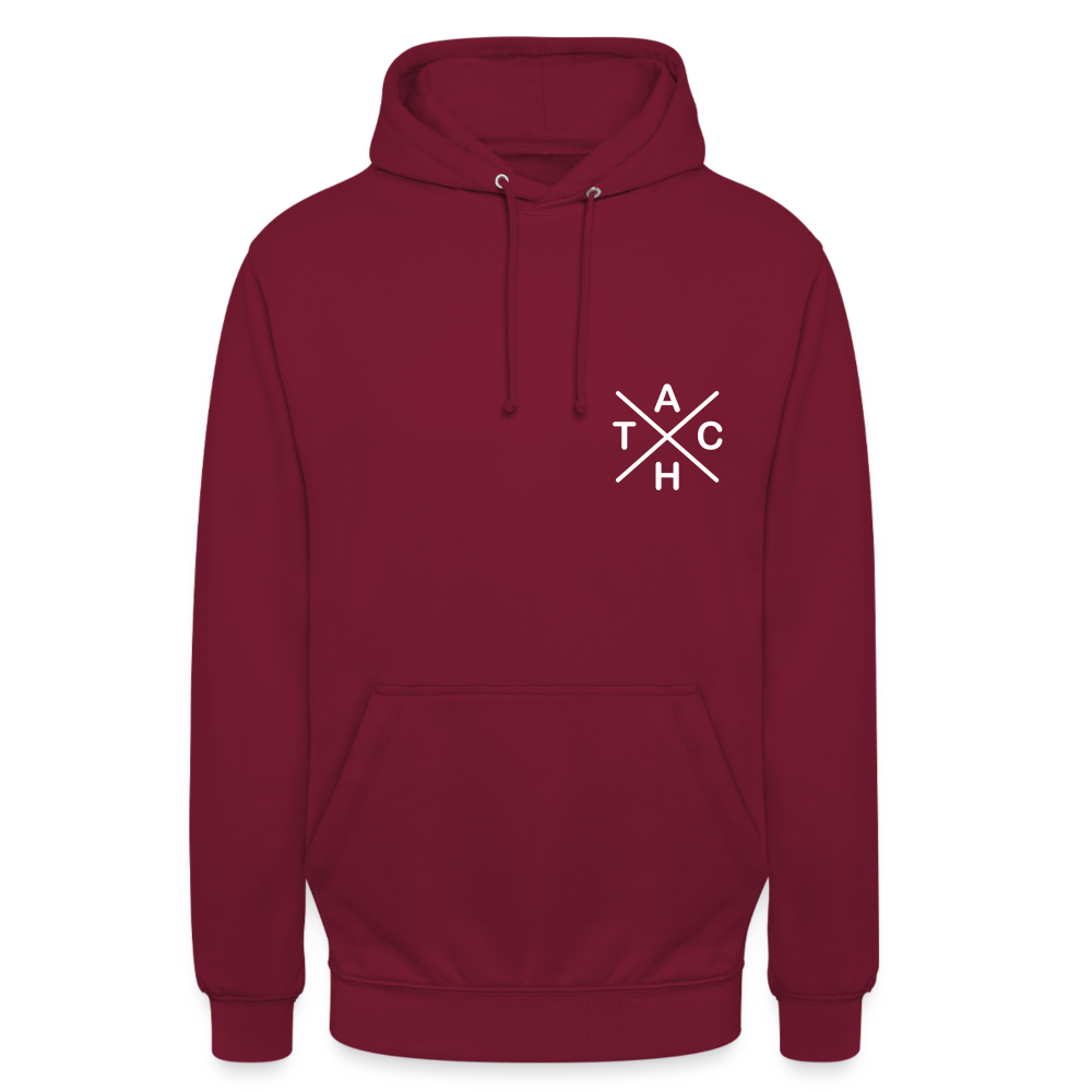Tach X - Unisex Hoodie - Bordeaux