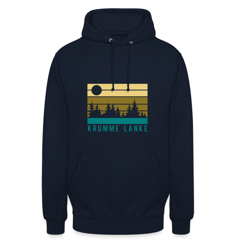 Krumme Lanke - Unisex Hoodie - Navy