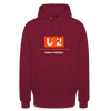 U2 Berlin - Unisex Hoodie - Bordeaux
