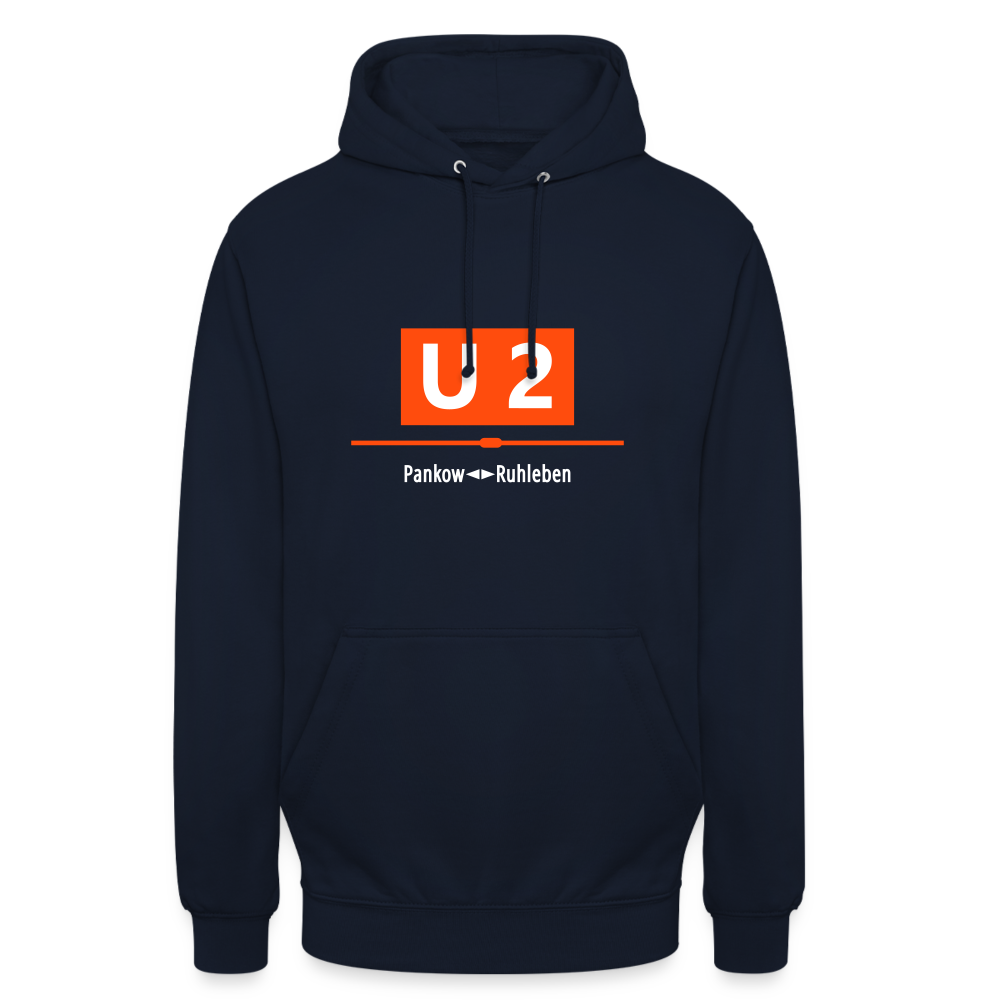 U2 Berlin - Unisex Hoodie - Navy