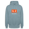 U2 Berlin - Unisex Hoodie - Nebelblau