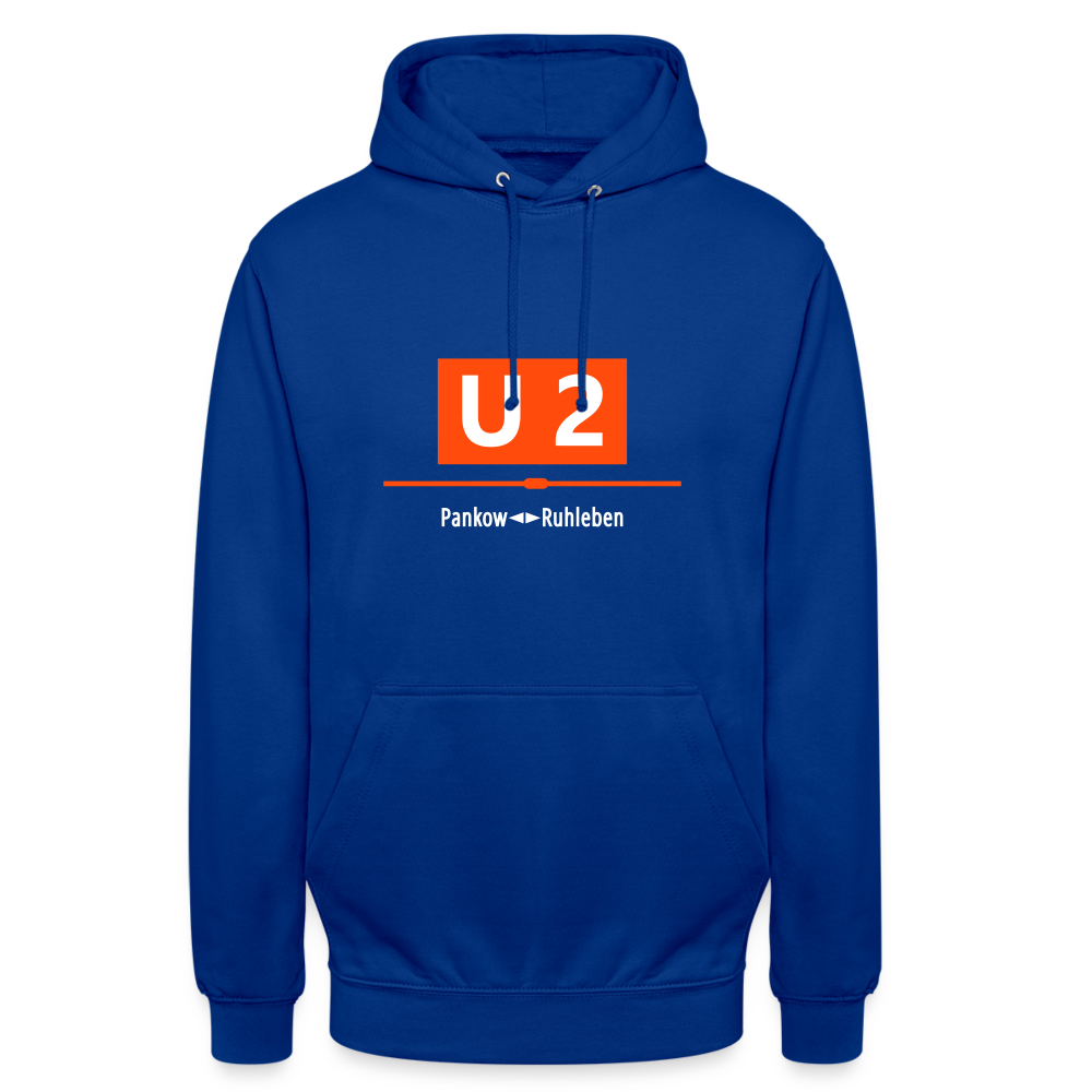 U2 Berlin - Unisex Hoodie - Royalblau