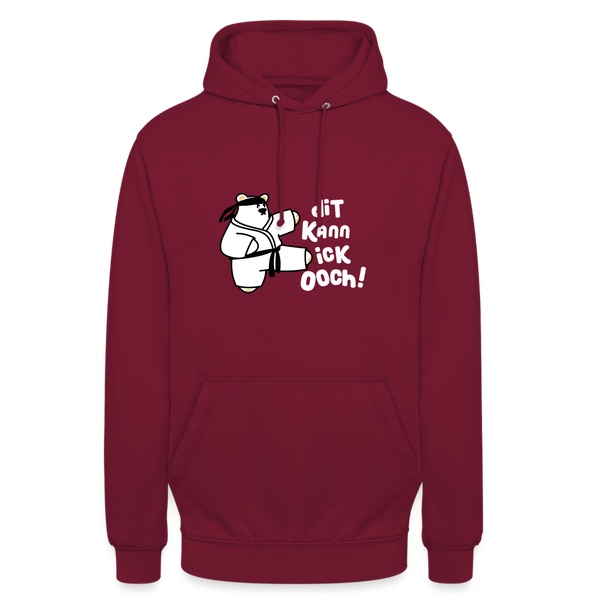 Dit kann ick ooch! - Unisex Hoodie - Bordeaux