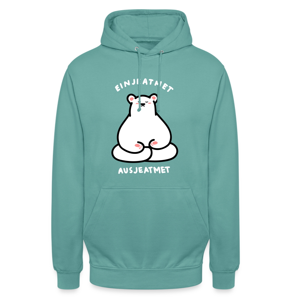 Einjeatmet - Unisex Hoodie - Pastelltürkis