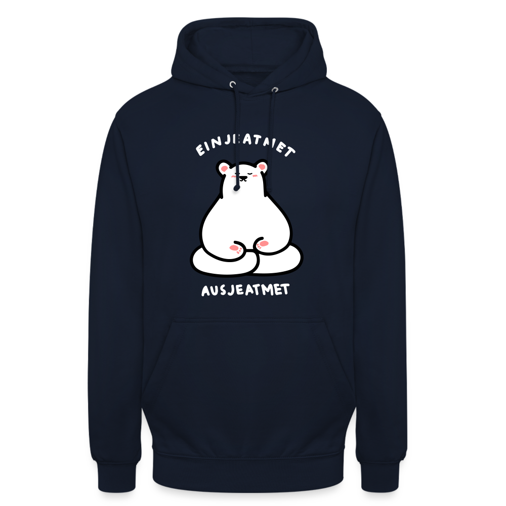 Einjeatmet - Unisex Hoodie - Navy