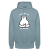 Einjeatmet - Unisex Hoodie - Nebelblau