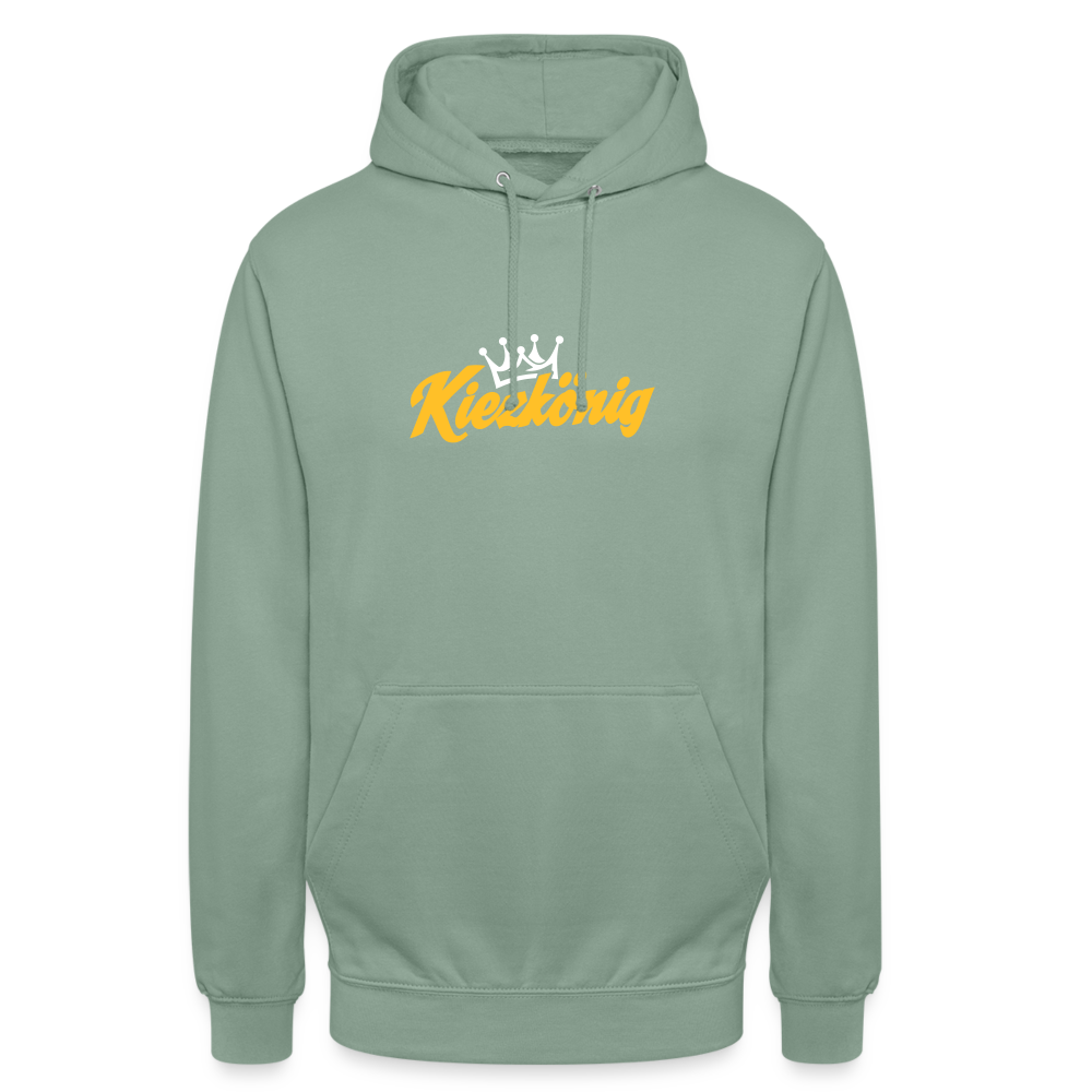 Kiezkönig - Unisex Hoodie - Graugrün