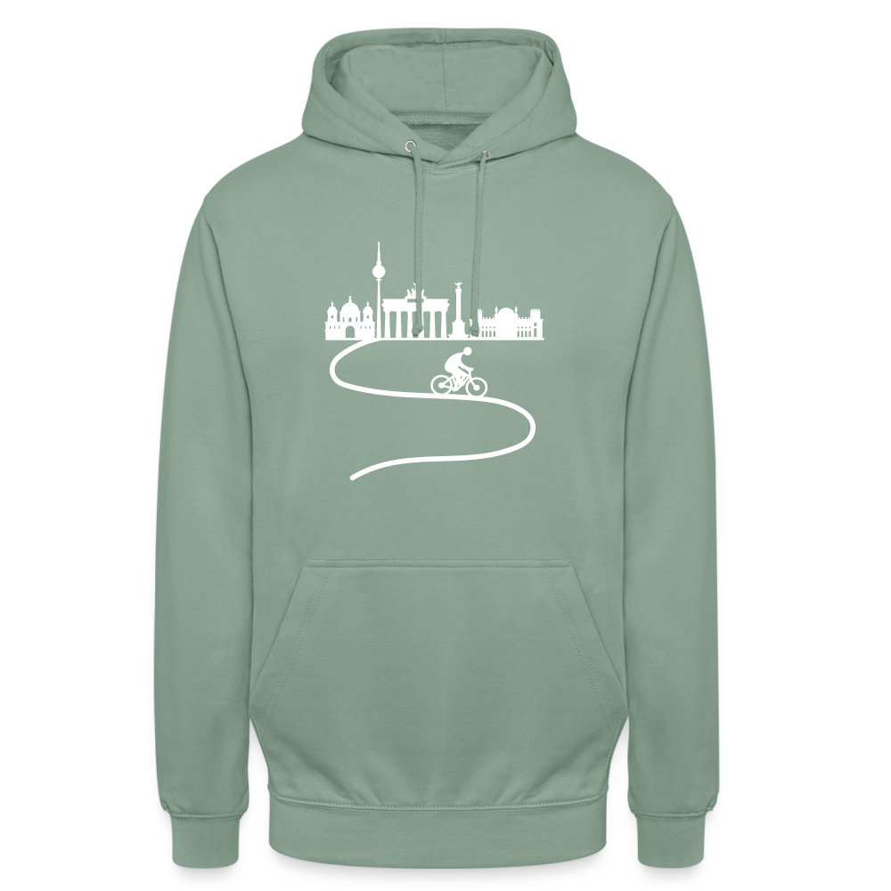 Aus der Stadt - Unisex Hoodie - Graugrün