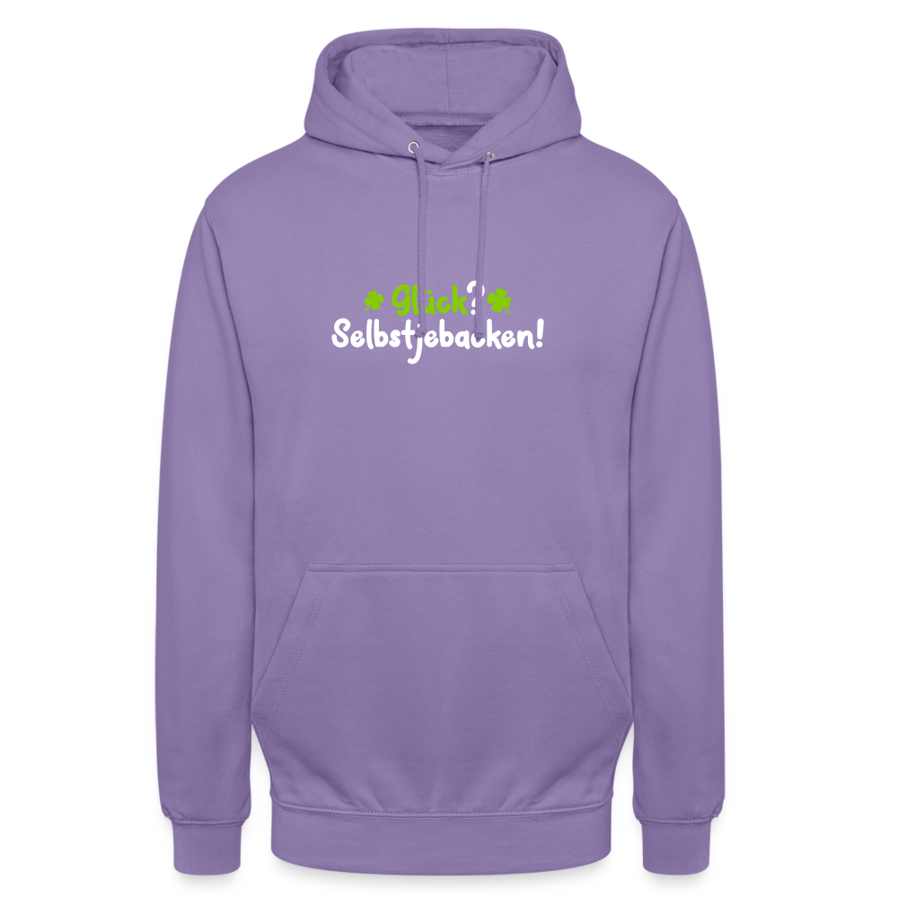 Glück? Selbstjebacken - Unisex Hoodie - Lavendel