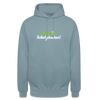 Glück? Selbstjebacken - Unisex Hoodie - Nebelblau