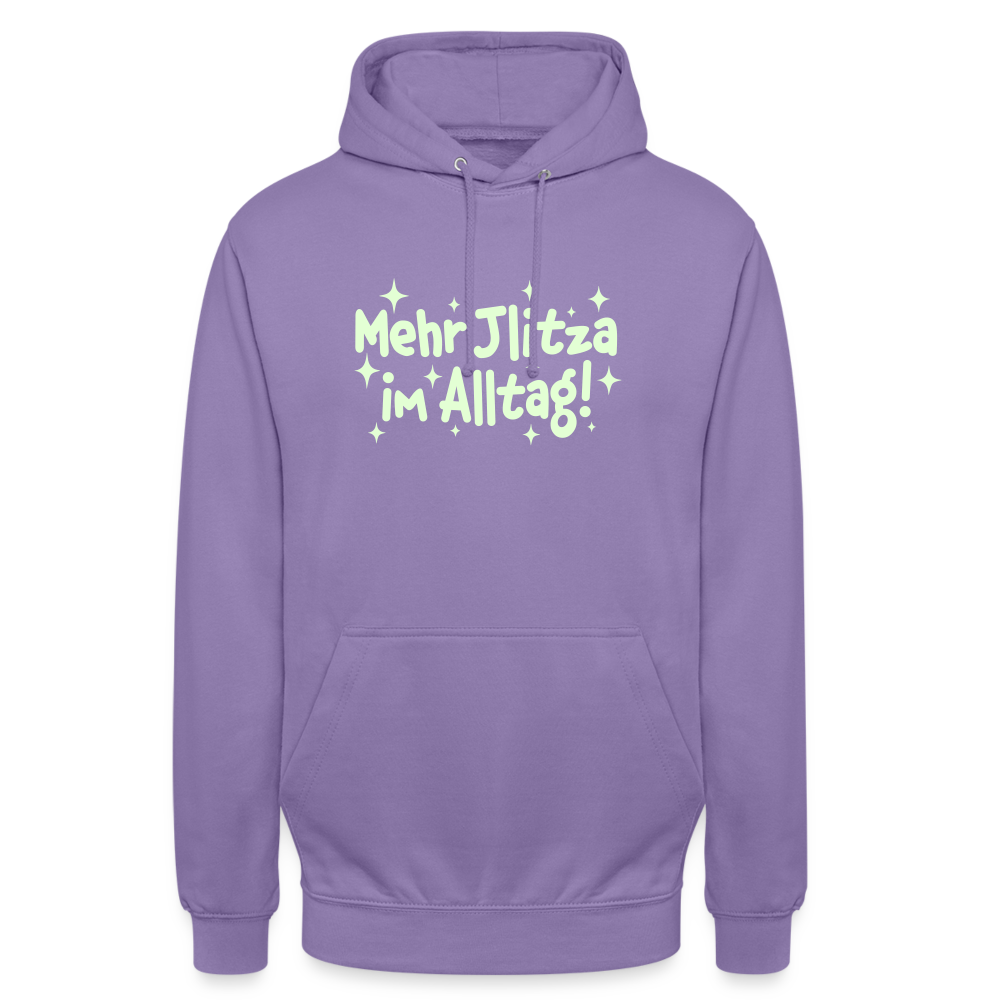 Mehr Jlitzer im Alltag! - Unisex Hoodie - Lavendel
