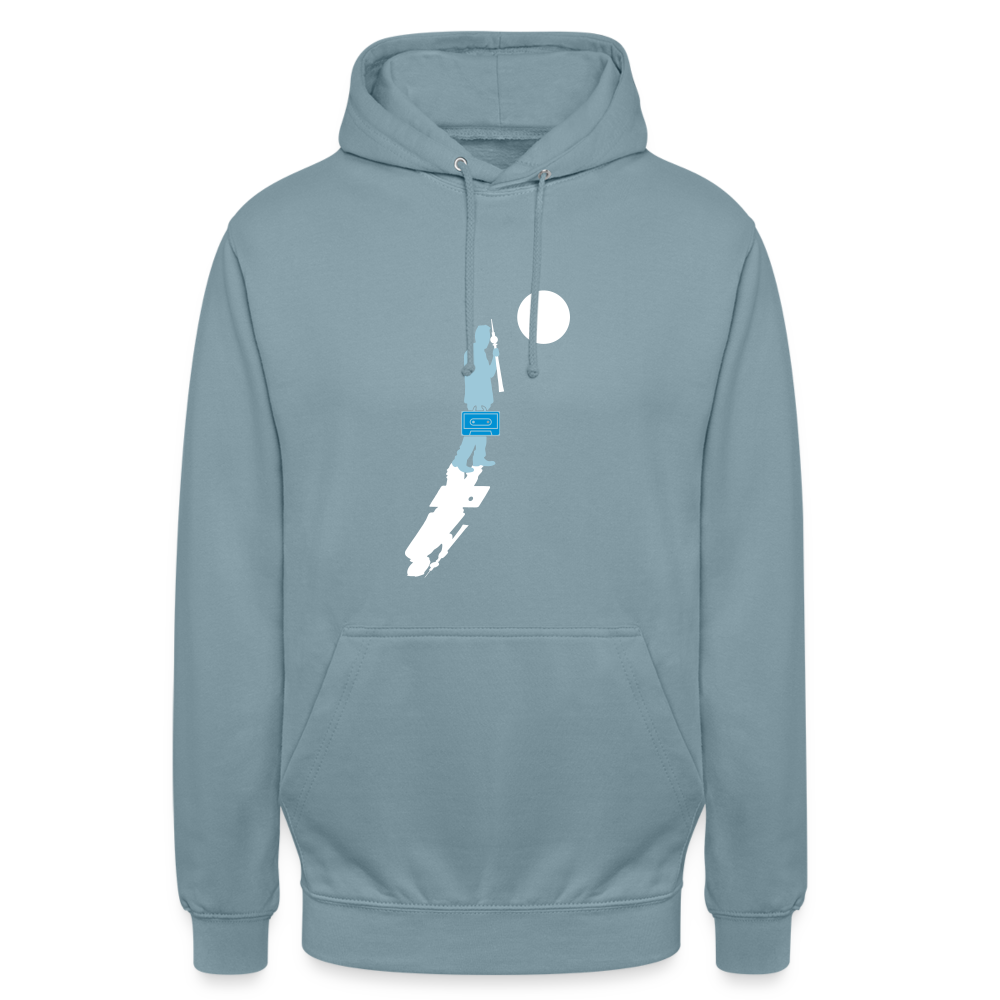 Unterwegs in Berlin - Unisex Hoodie - Nebelblau