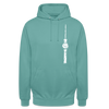 Fernsehturm Zick zack - Unisex Hoodie - Pastelltürkis