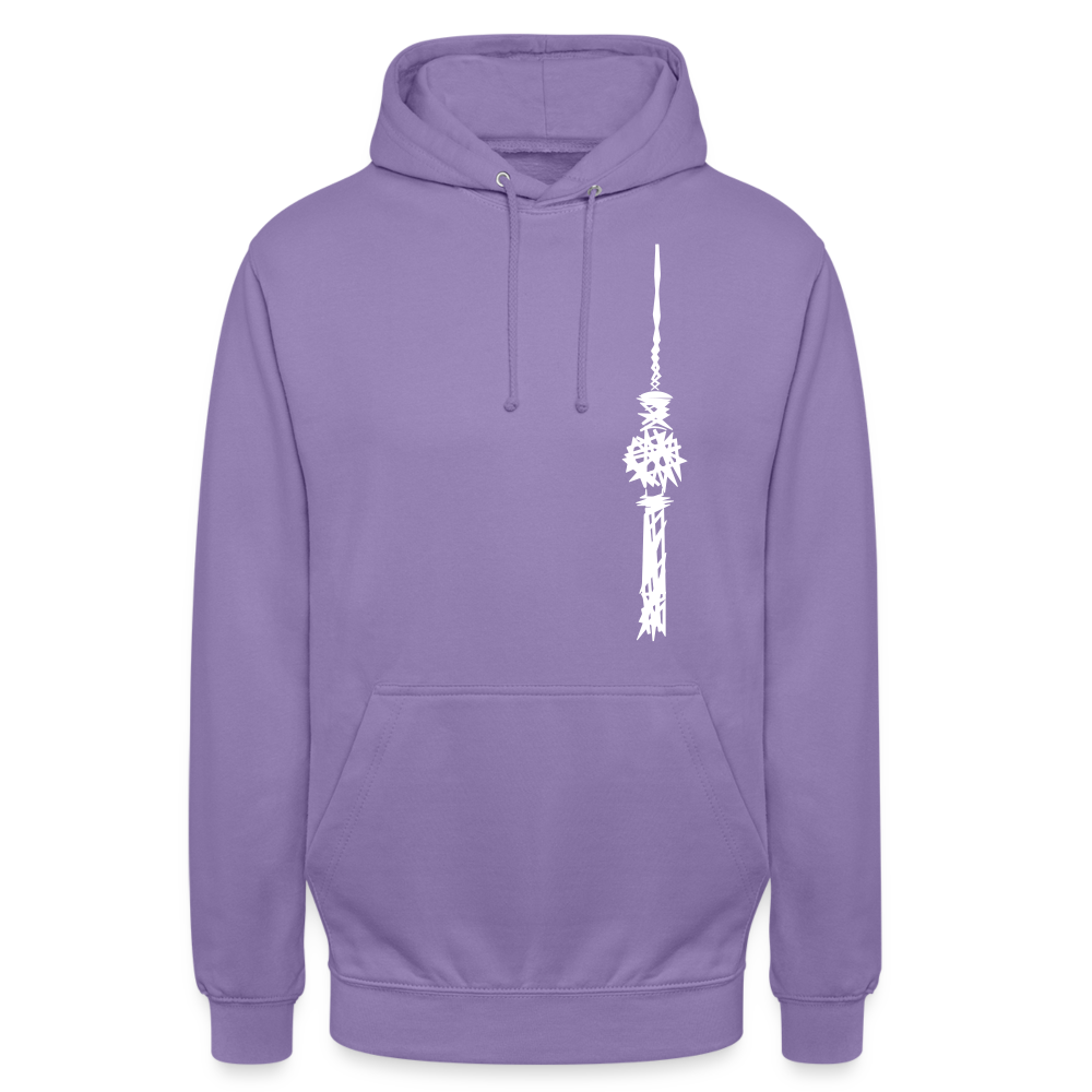 Fernsehturm Zick zack - Unisex Hoodie - Lavendel