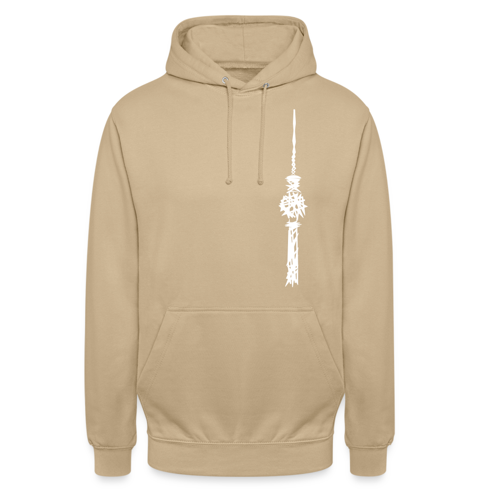 Fernsehturm Zick zack - Unisex Hoodie - Beige