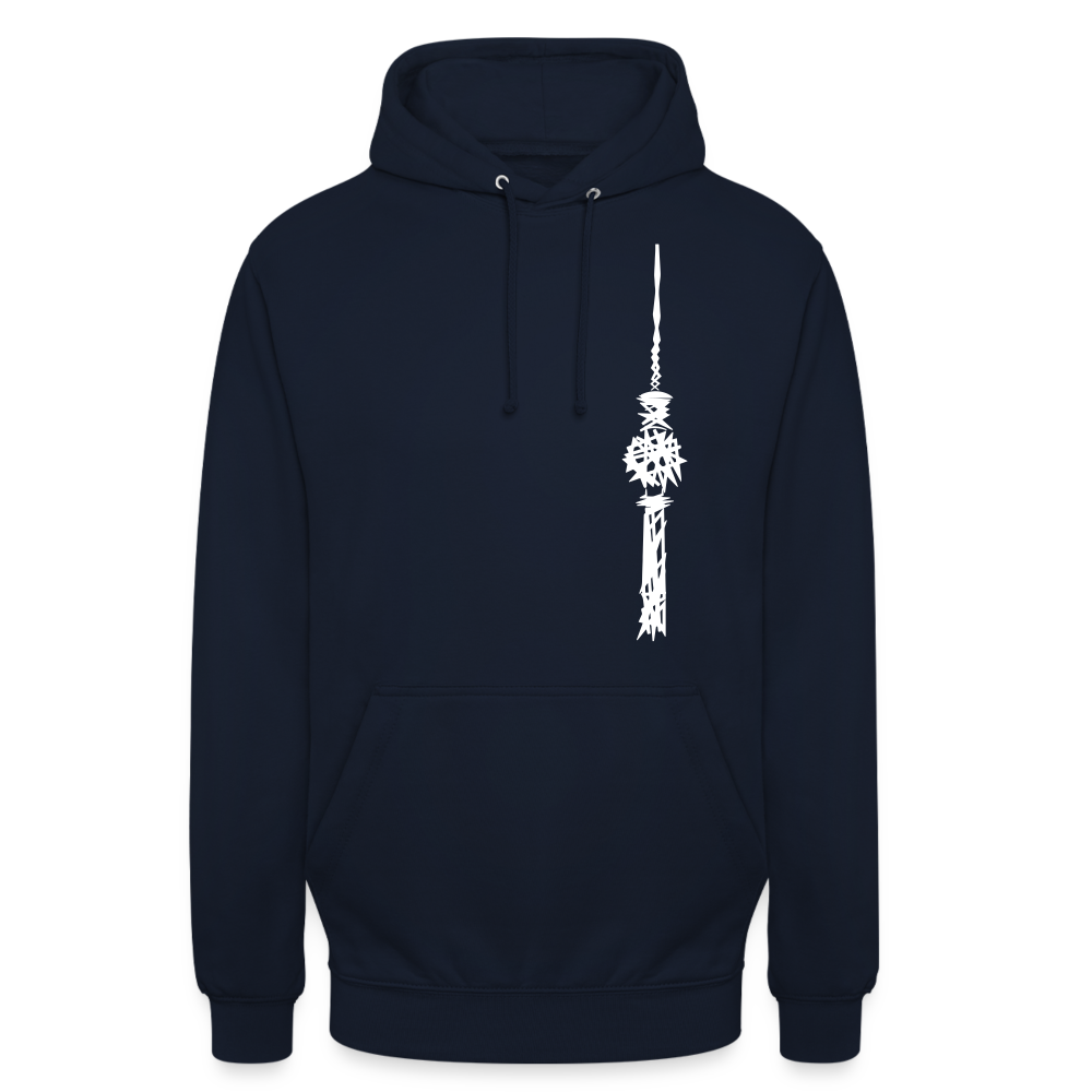 Fernsehturm Zick zack - Unisex Hoodie - Navy