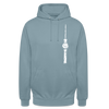 Fernsehturm Zick zack - Unisex Hoodie - Nebelblau