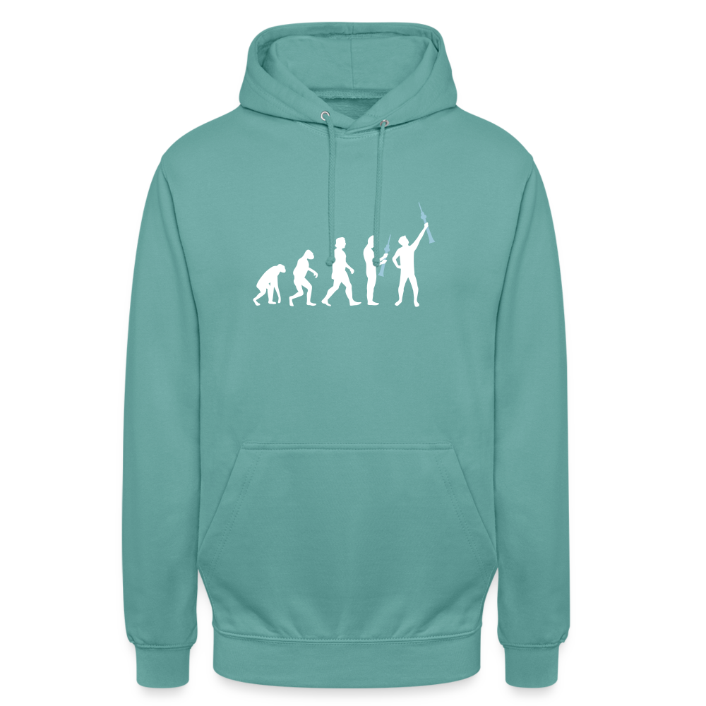 Evolution - Unisex Hoodie - Pastelltürkis