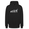Evolution - Unisex Hoodie - Schwarz