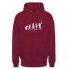 Evolution - Unisex Hoodie - Bordeaux