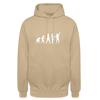 Evolution - Unisex Hoodie - Beige