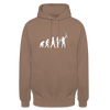 Evolution - Unisex Hoodie - Mokka